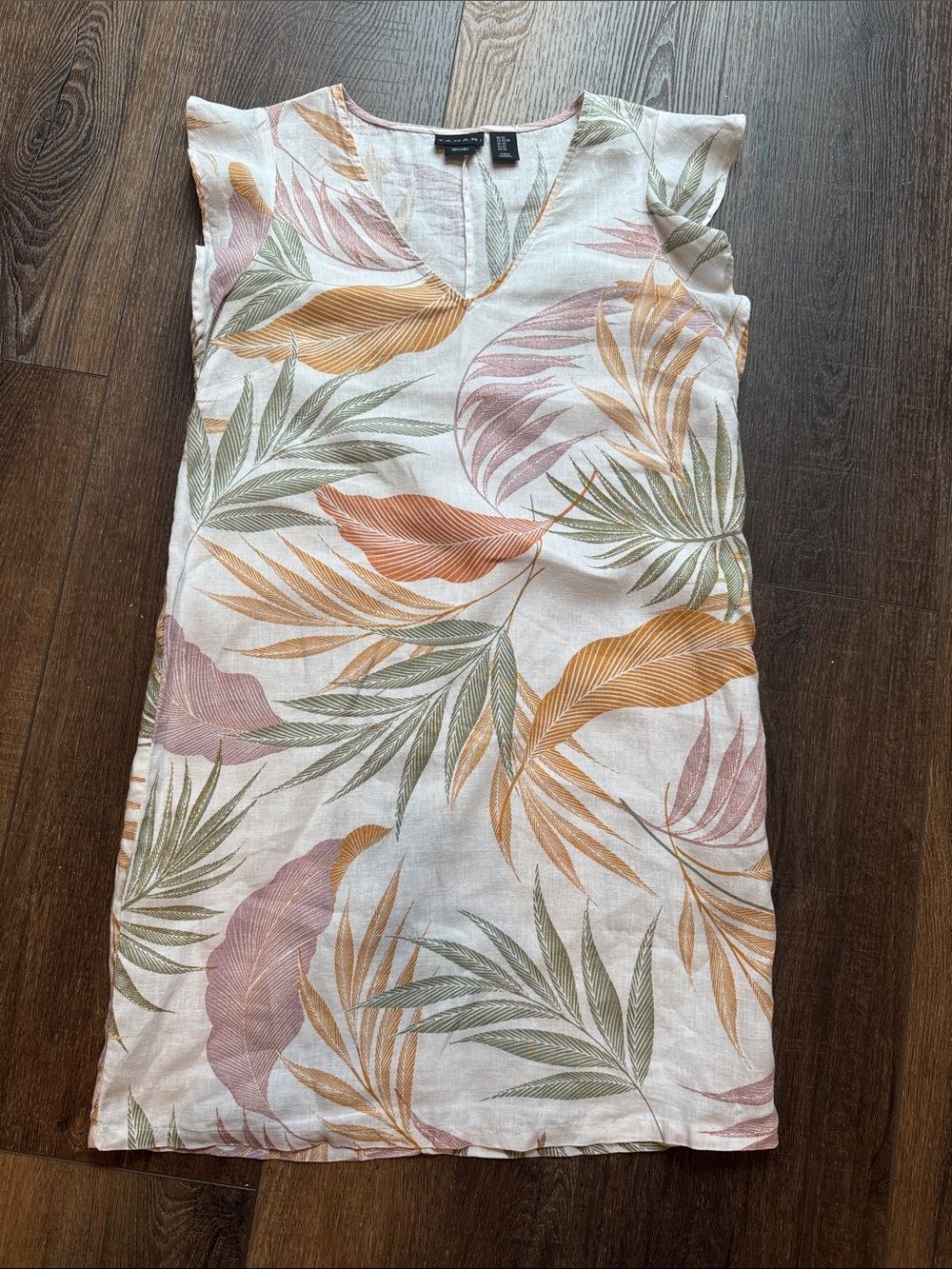 Tahari Tropical Linen Dress